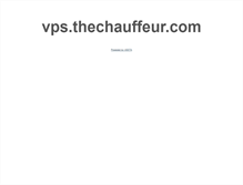 Tablet Screenshot of classifieds.thechauffeur.com